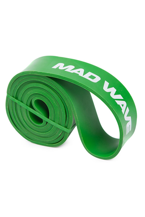 MAD WAVE LONG RESISTANCE BAND; Widerstands-Latex-Band; grün; 22.7 - 54,5 kg