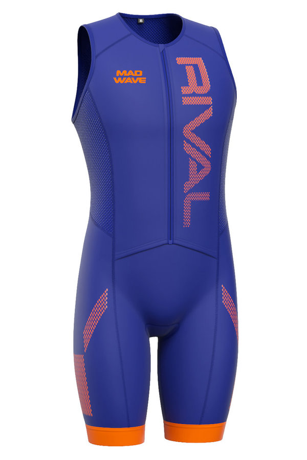 MAD WAVE RIVAL SLS MAN; Triathlon Einteiler; navy/orange