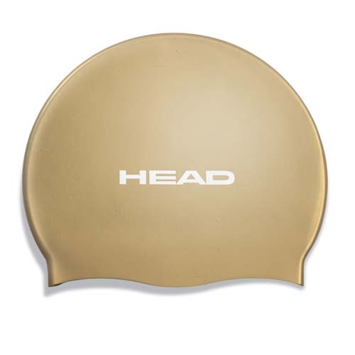HEAD SILICONE SWIMCAP FLAT gold